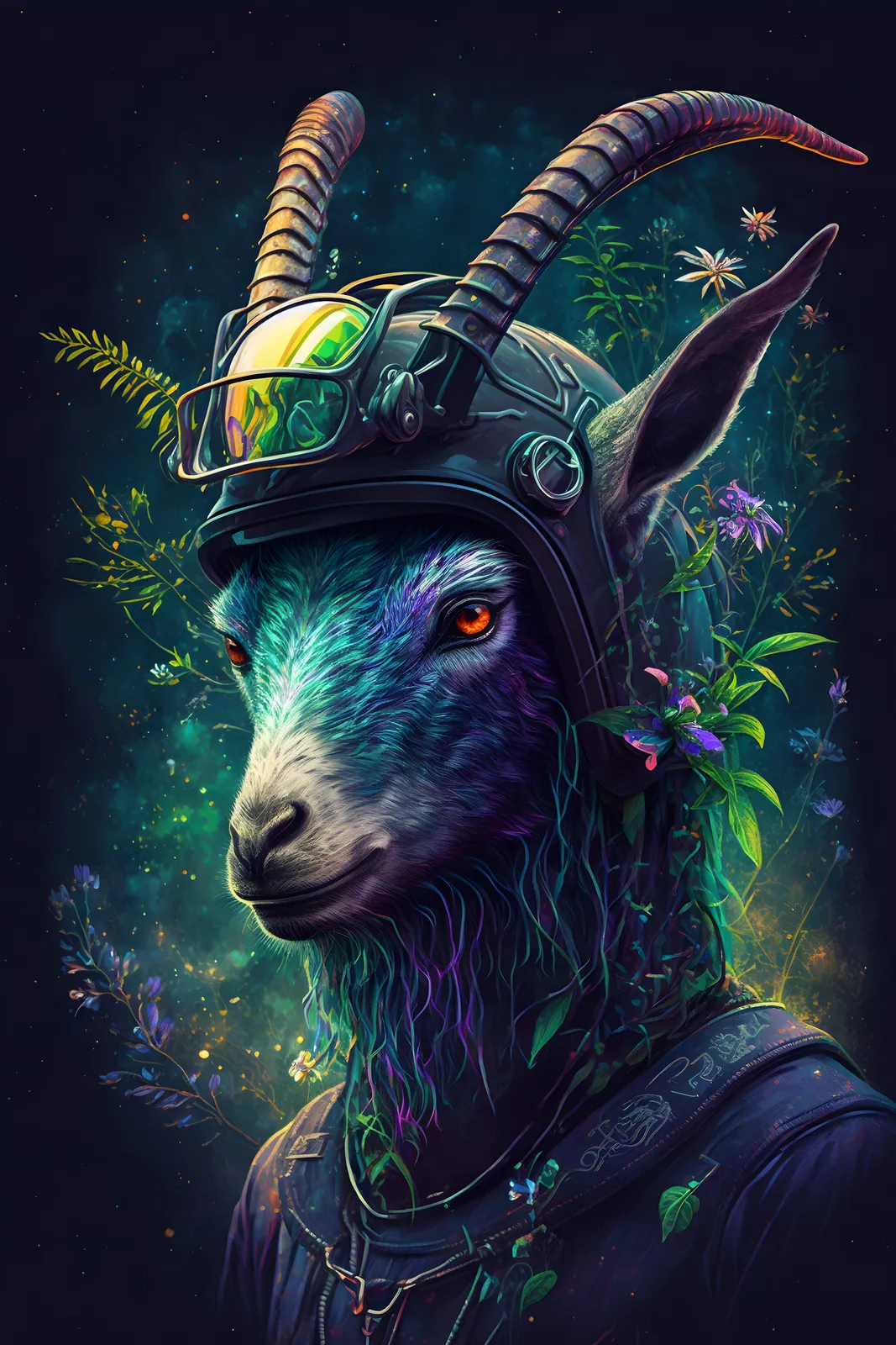 The Night Goat character